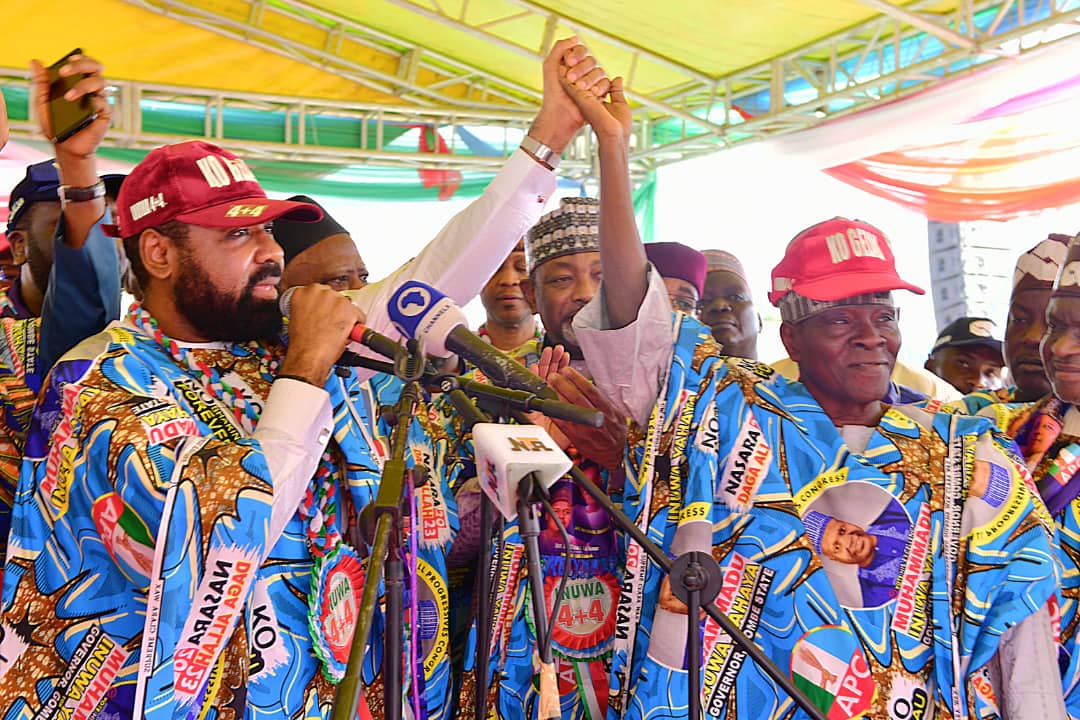 2023: Gov Yahaya flags off campaign rally in Gombe