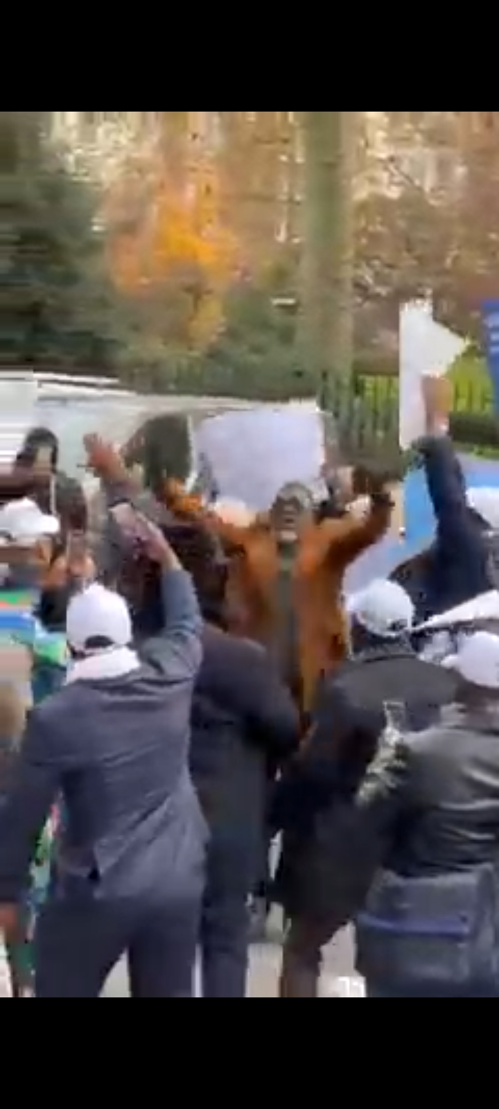 VIDEO: Reno Omokri, Tinubu supporters clash at Chatham House