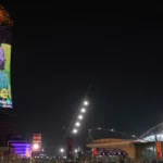 World Cup lights up to show support for hospitalised Pele