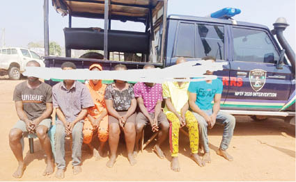 Police arrest 7 burglars in Ekiti