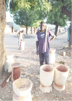 We have been abandoned, Katsina mortar and pestles carvers cry out