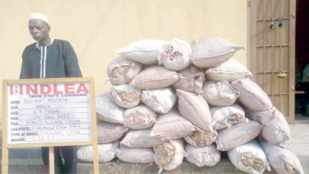 Blind man, leper arrested with hemp in Osun, Kano