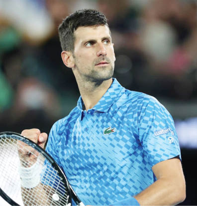 Djokovic labours to victory over Machac on return to action in Dubai