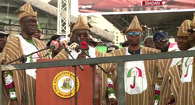 G-5 govs in Oyo for Makinde’s re-election campaign flag-off