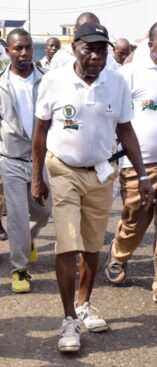 PHOTOS: Obasanjo Joins 18km Walk In Abeokuta %Post Title