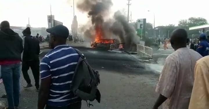 Fuel laden vehicle catches fire in Kano