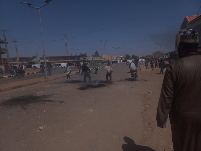 Katsina residents protest ‘hardship’ during Buhari’s visit