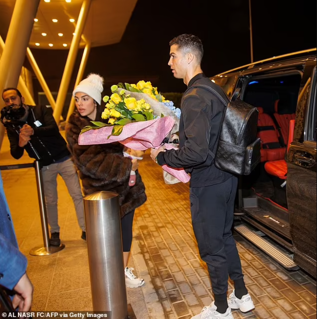 PHOTOS: Moment Ronaldo landed in Saudi Arabia for Al Nassr deal