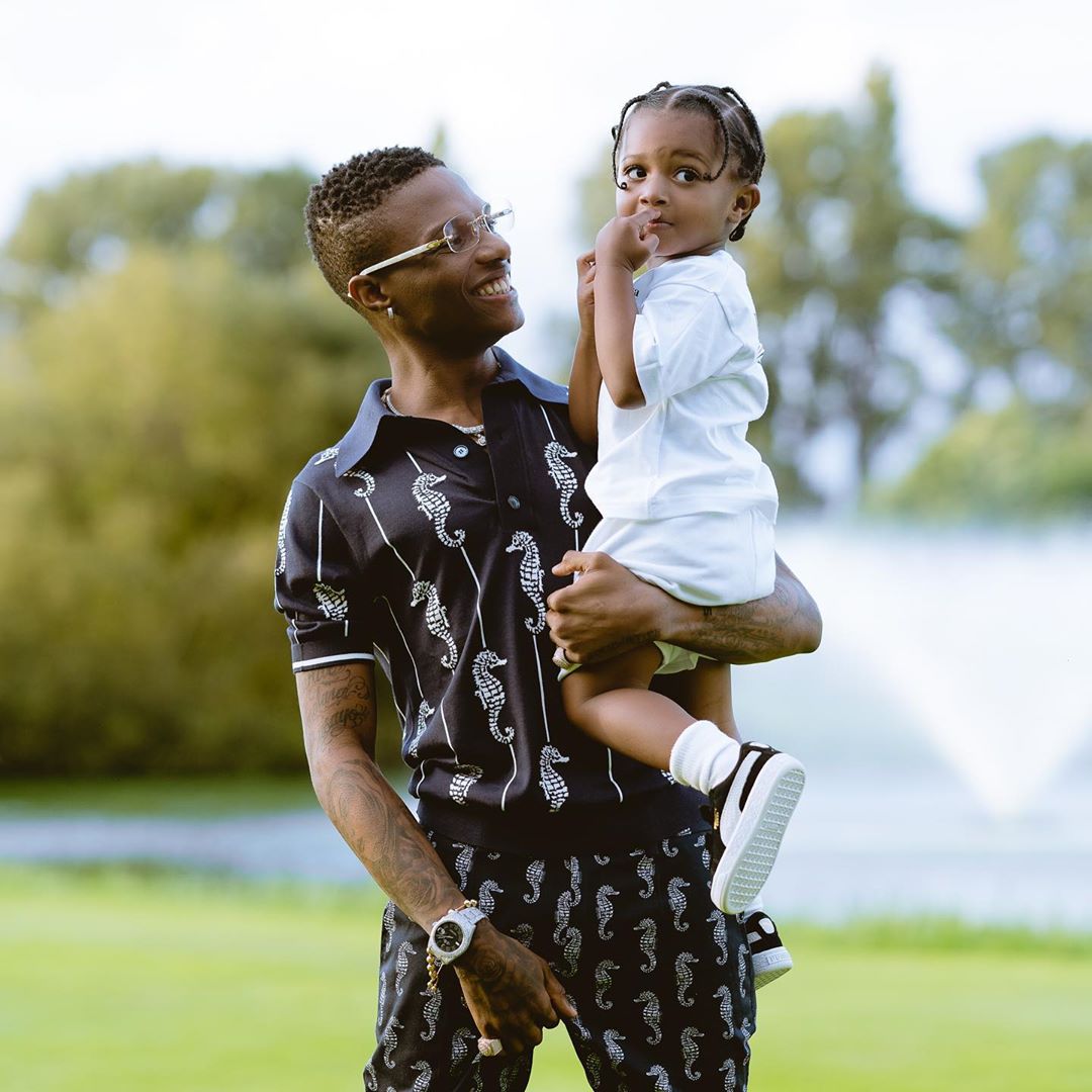 Wizkid's son visits Ghanaian orphanage home, shares toys - Daily Trust