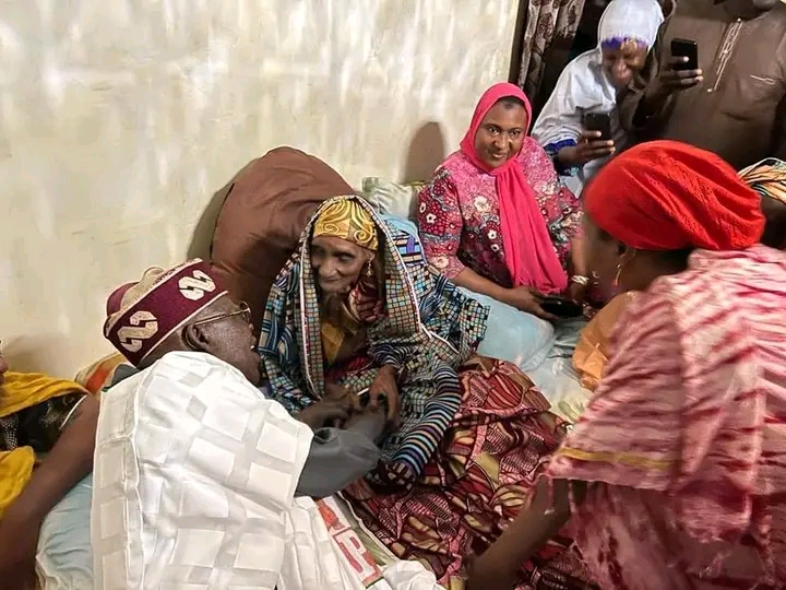 PHOTOS: Tinubu visits late Yar’Adua’s mother