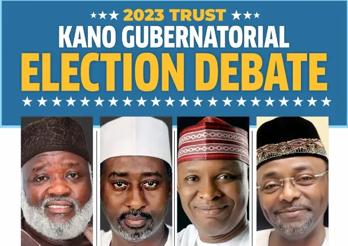 Kano: Gawuna, Bashir, Yusuf, Abacha lock horns at Daily Trust debate tomorrow