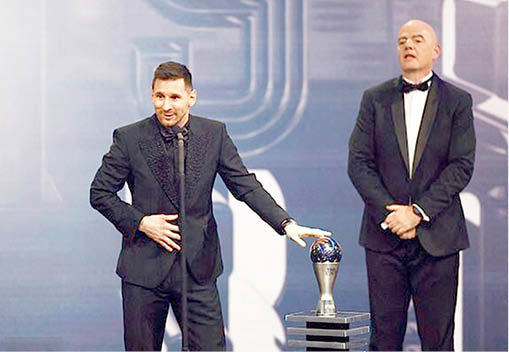 Messi, Putellas emerge FIFA Best man, woman player of year