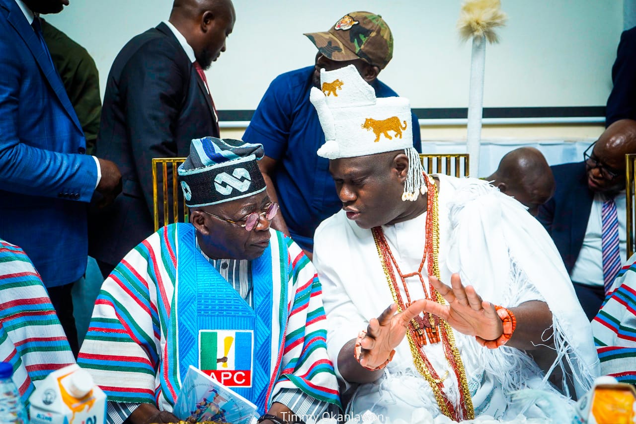 Ooni of Ife leads Yoruba Obas to endorse Tinubu