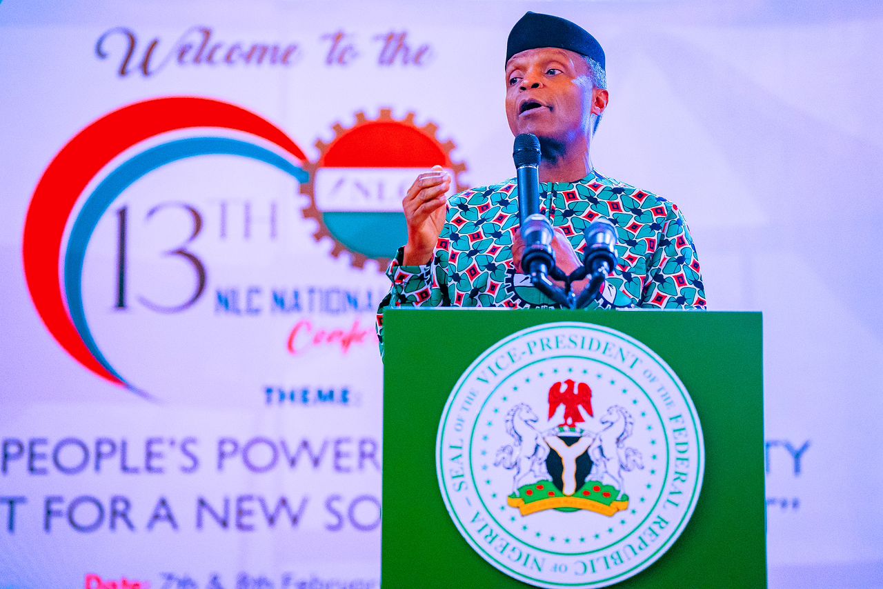 Osinbajo lists FG’s successes in infrastructure, harps on APC’s commitment to social Protection