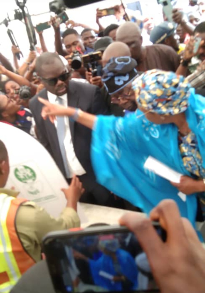 Tinubu votes in Lagos, boasts of victory