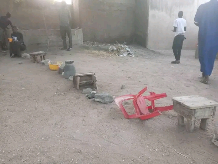 PHOTOS: Drama as absentee voters secure space in Adamawa Polling Unit