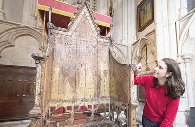 700-year-old chair undergoes face lift for King Charles III’s coronation