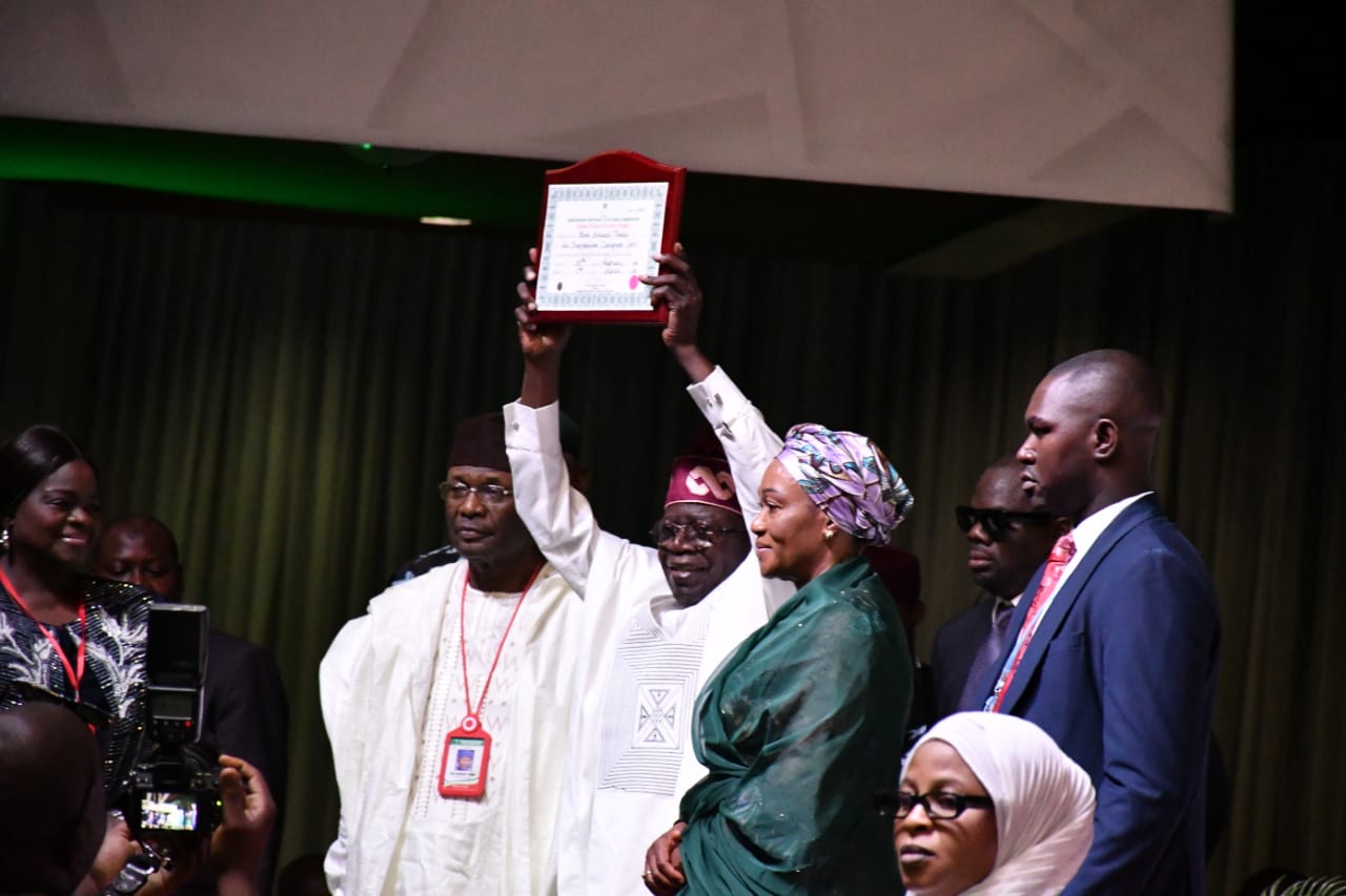 PHOTOS: Tinubu, Shettima pick certificates of return