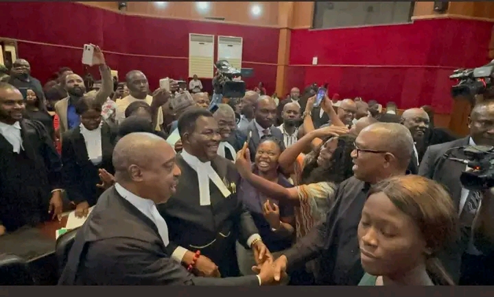 PHOTOS: Obi attends court hearing on BVAS case