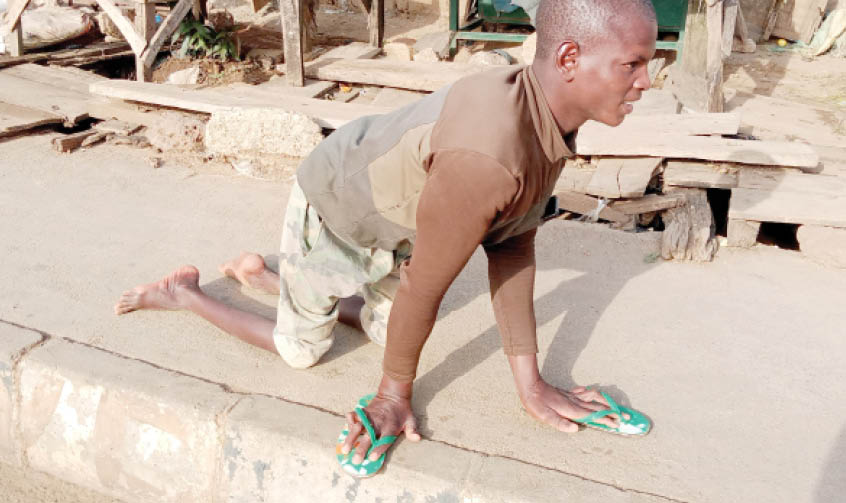 21-year-old Jos polio victim seeks wheelchair