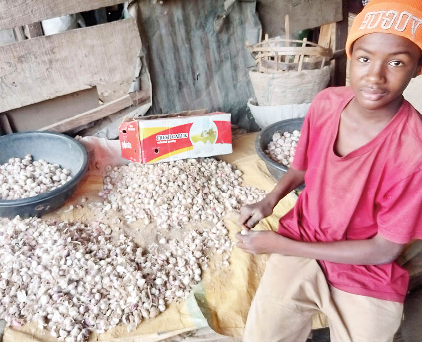 How I’m making brisk business from garlic – 17-yr-old trader