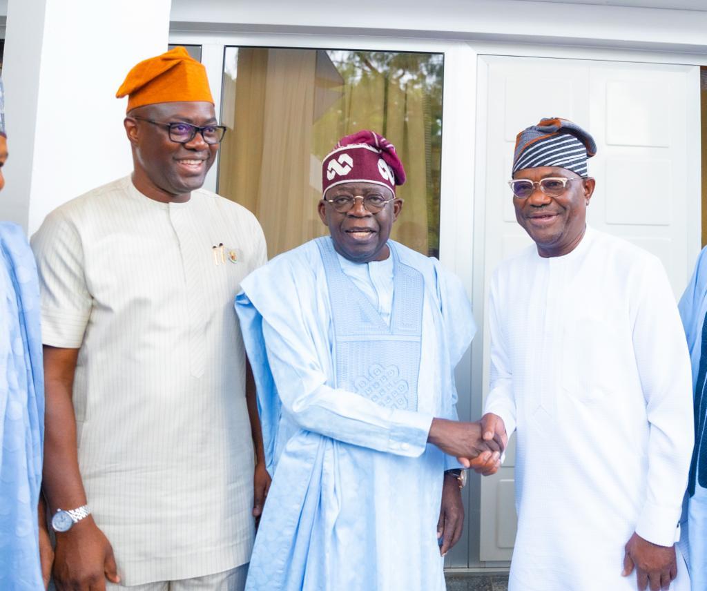 Tinubu hosts PDP Governors in Abuja