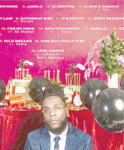 Burna Boy’s album “Love, Damini” becomes his most streamed album on Spotify