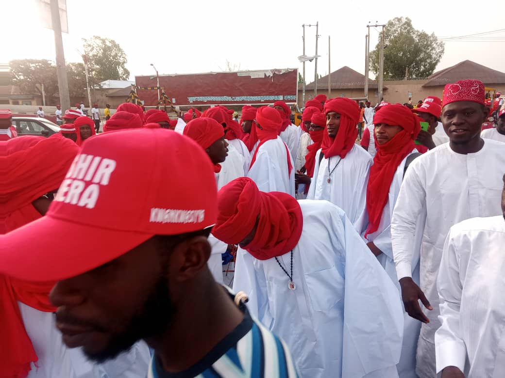 Emir of Kano booed at inauguration ground