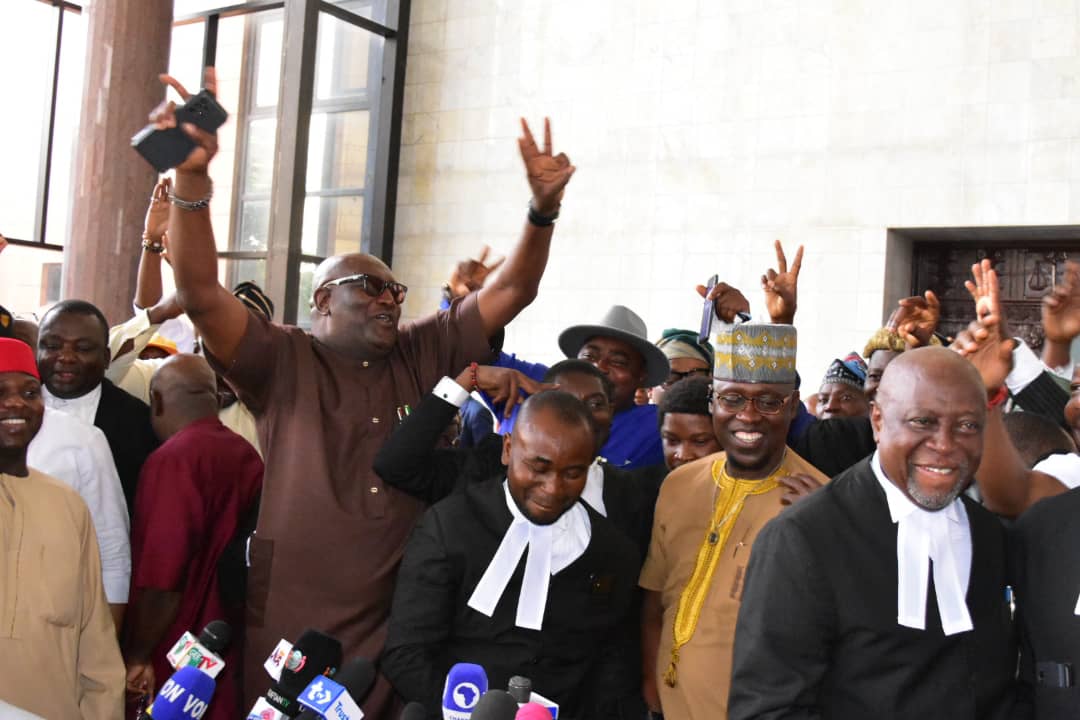 PHOTOS: Adeleke’s supporters celebrate Supreme Court victory