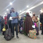 FILE PHOTO: Nigerian evacuees from Sudan