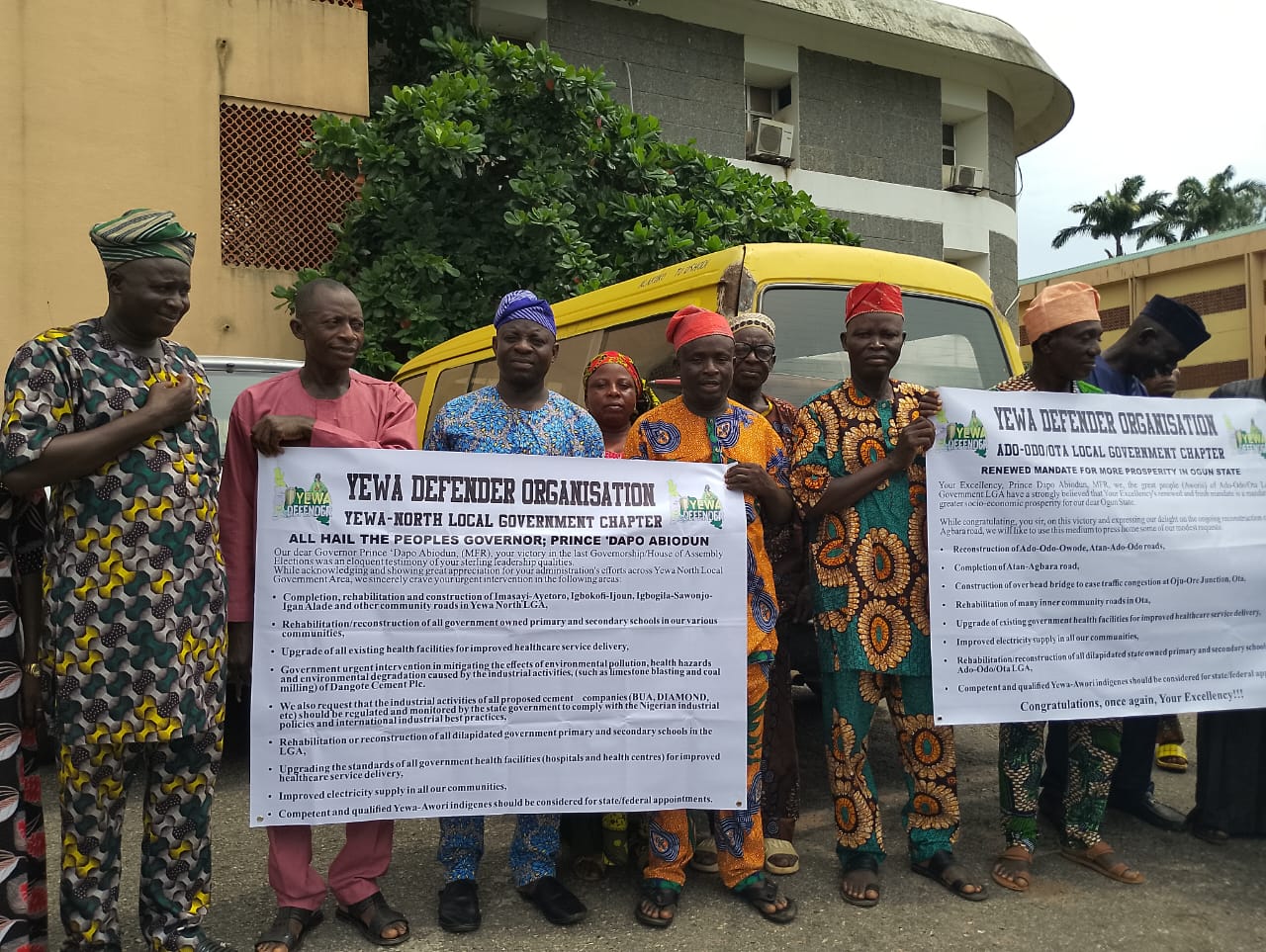 ‘Maltreatment’: Yewa indigenes Storm Ogun Governor’s office