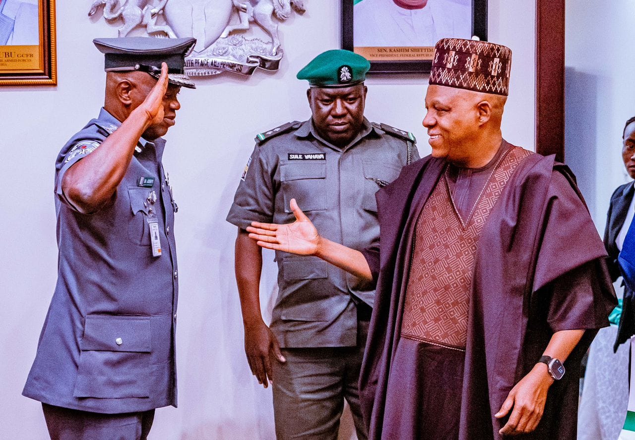 PHOTOS: Shettima Decorates New Customs CG