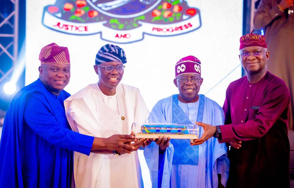 PHOTOS: Memories as Tinubu reunites with Fashola, Ambode, Sanwo-Olu