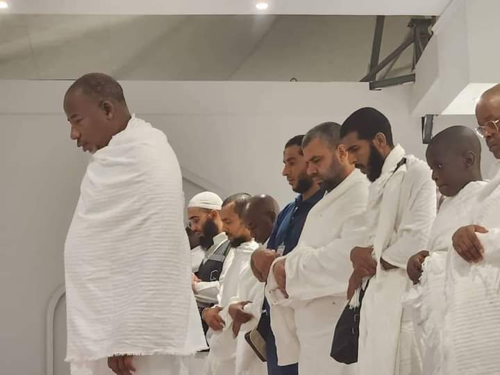 PHOTOS: Bauchi Gov leads prayer at Hajj