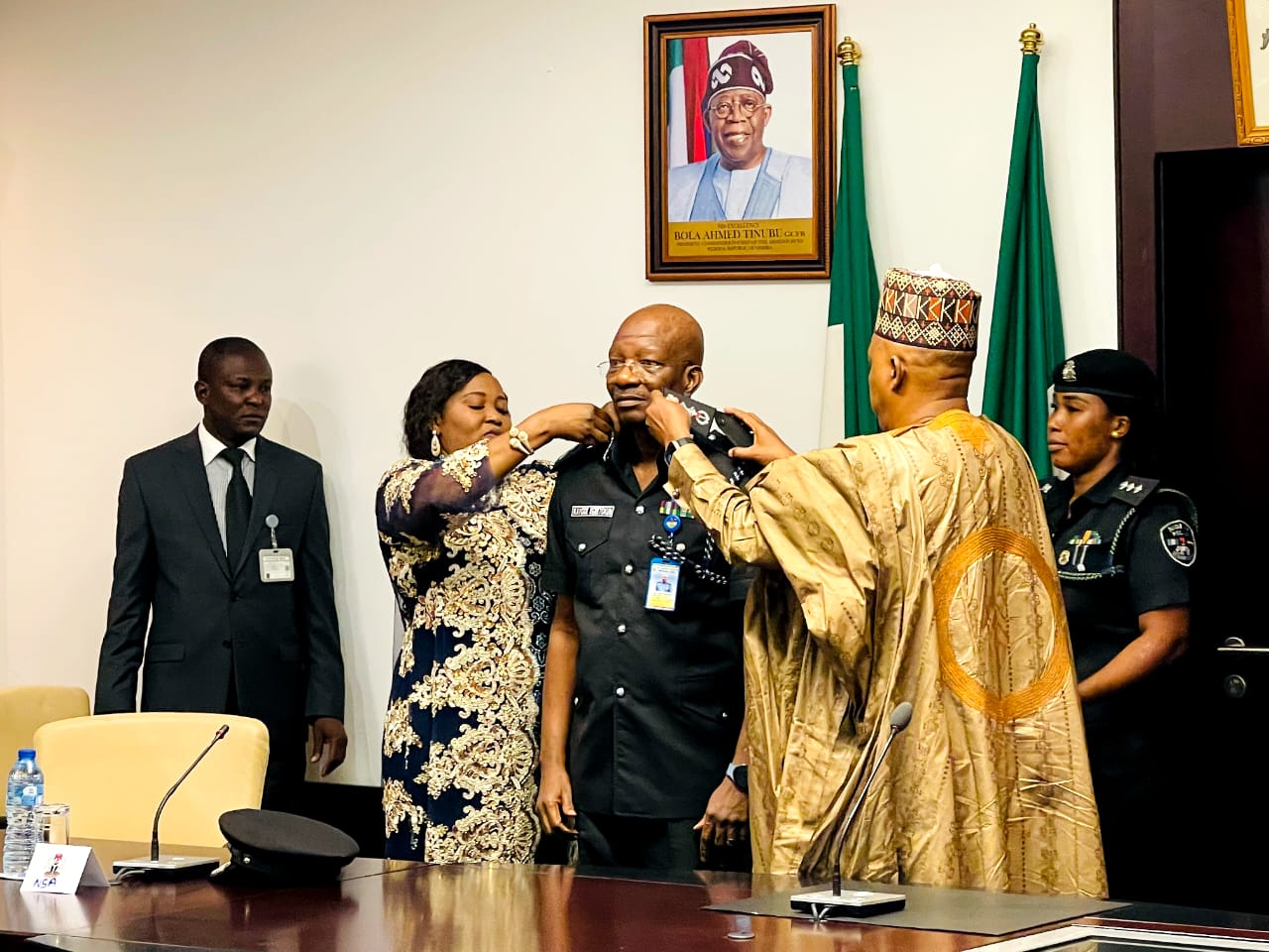 PHOTOS: Shettima decorates Acting IGP Egbetokun