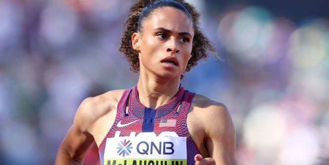 How did Sydney McLaughlin meet Andre Levrone