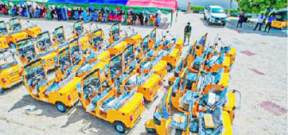 Stallion Auto Keke delivers 140 Bajaj tricycles to Yobe