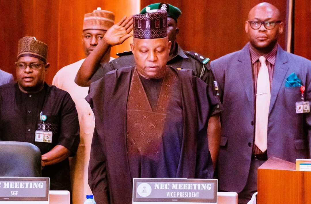 PHOTOS: Shettima chairs NEC meeting amid fuel price hike