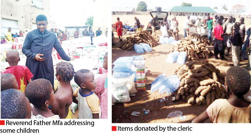 Meet Benue priest who feeds IDPs, destitutes