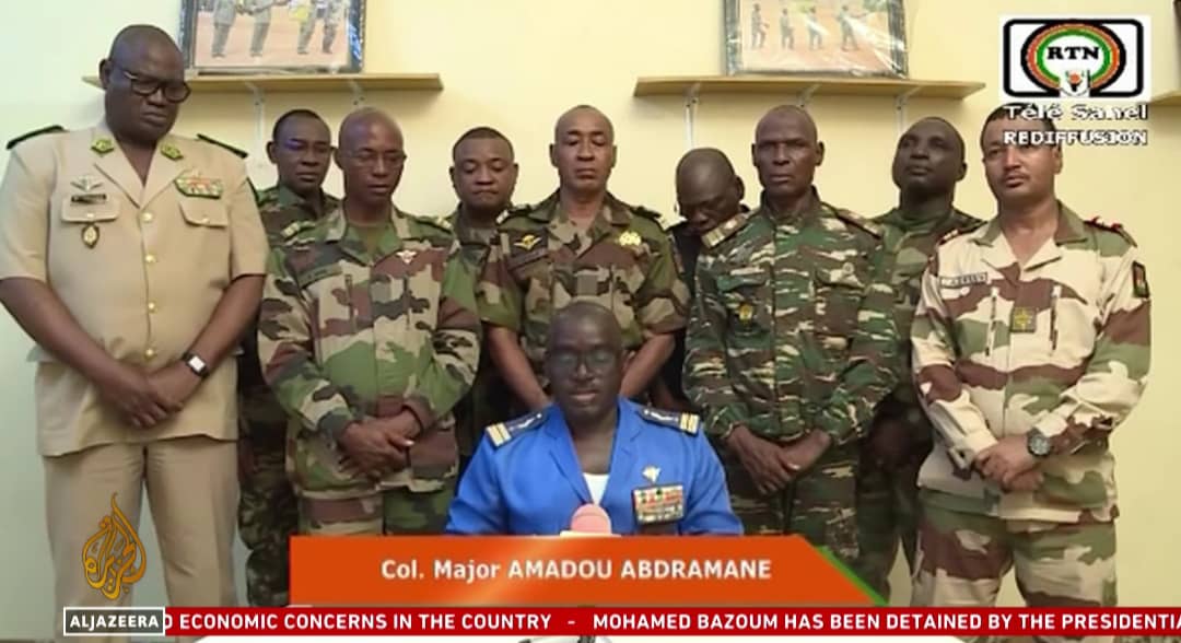 Niger Soldiers Finally announce coup