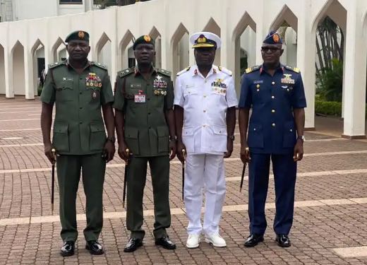 Service Chief Pledge 100 Percent Loyalty To Tinubu Amid Niger Crisis