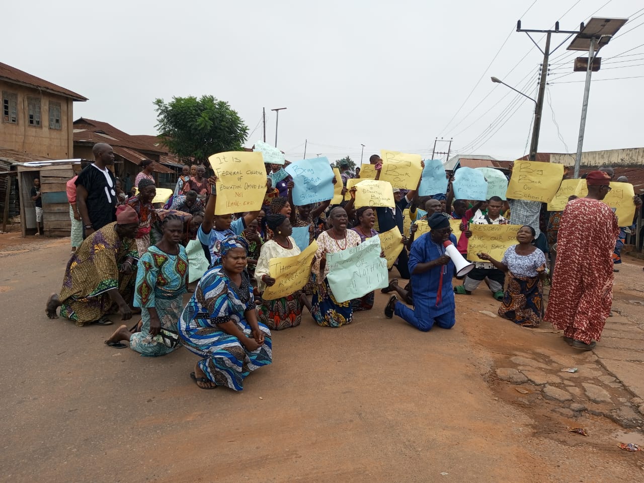 Protest In Ekiti Over Federal College Of Education's Relocation - Daily ...