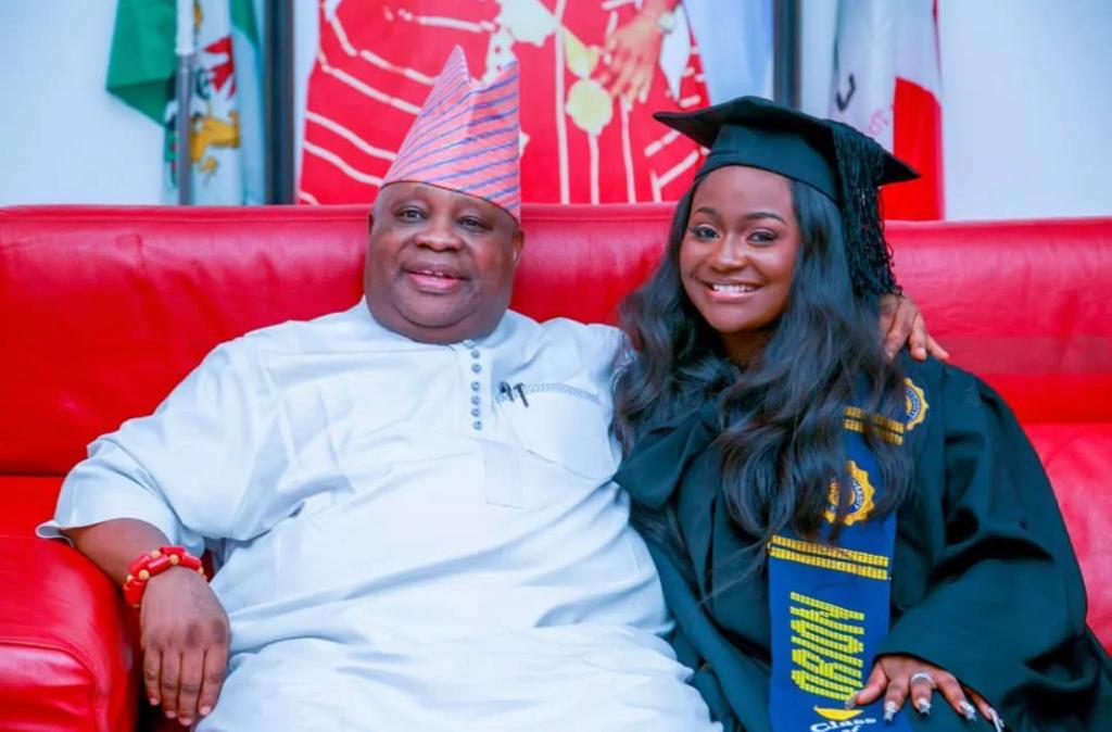 Gov Adeleke’s daughter graduates from Nigerian varsity