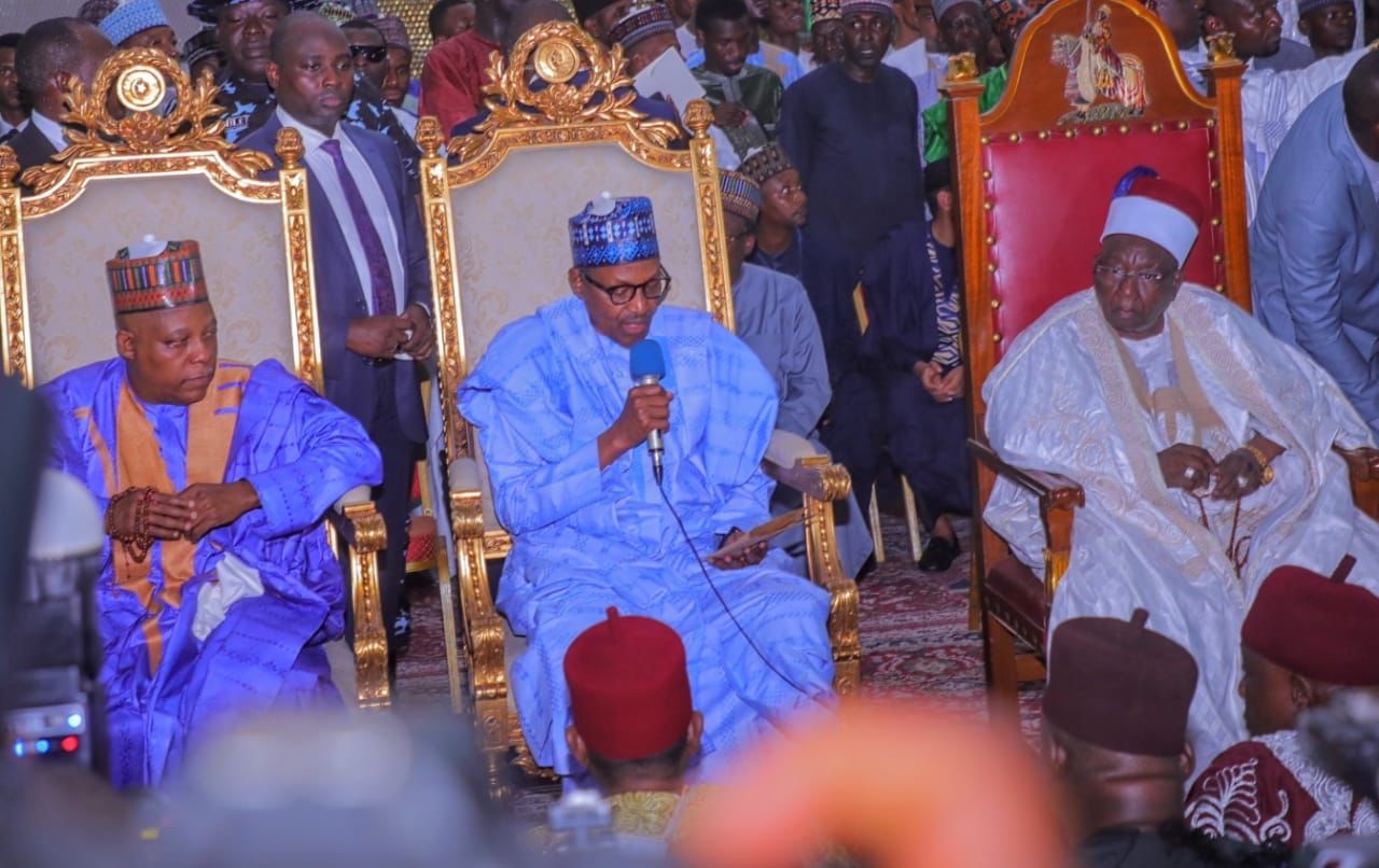 PHOTOS: Buhari, Shettima, Governors in Borno as Zulum’s son weds