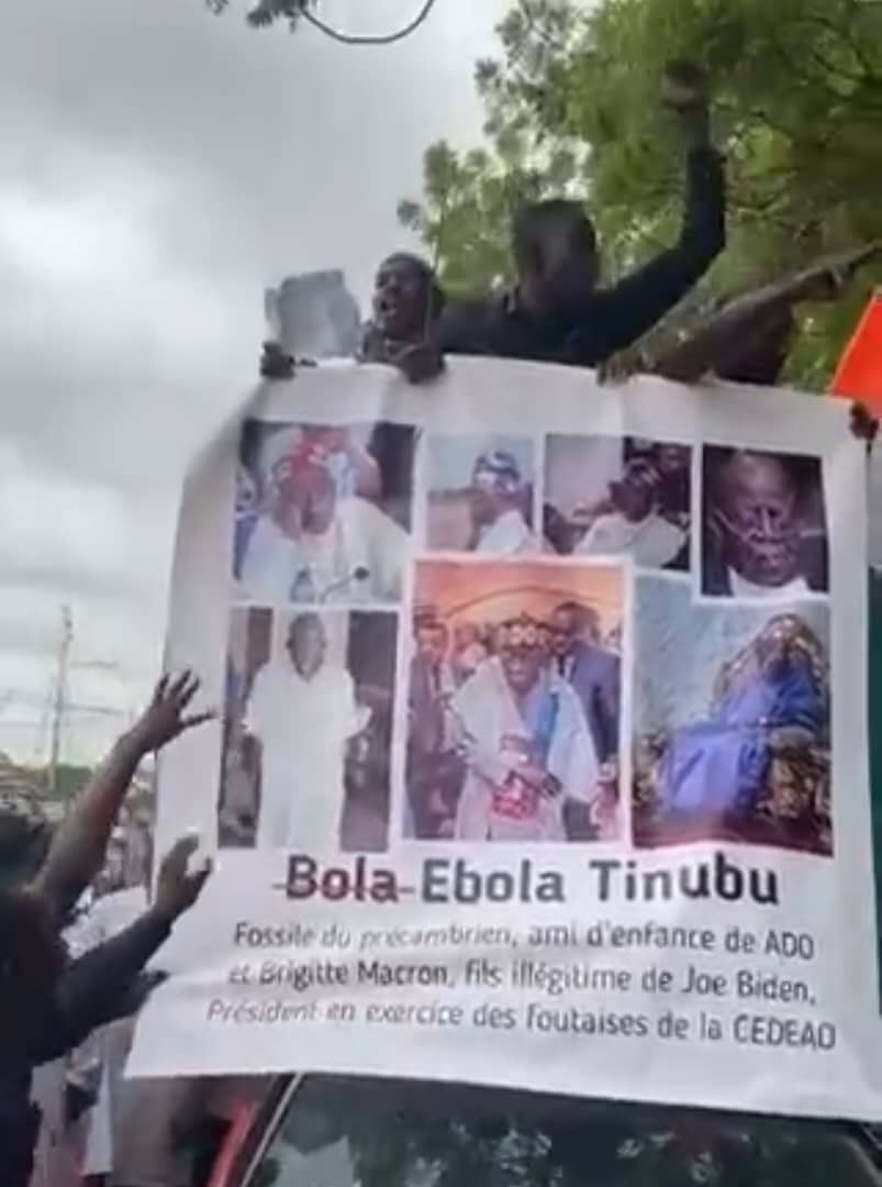 Anti-Tinubu protest breaks out in Niger Republic