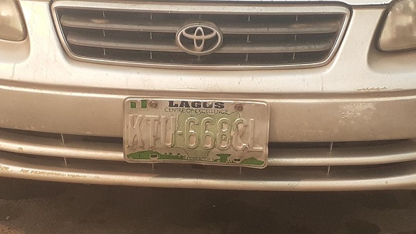 NIGERIA DAILY: The Controversy Over Arrest Of Motorist With Faded Number Plates