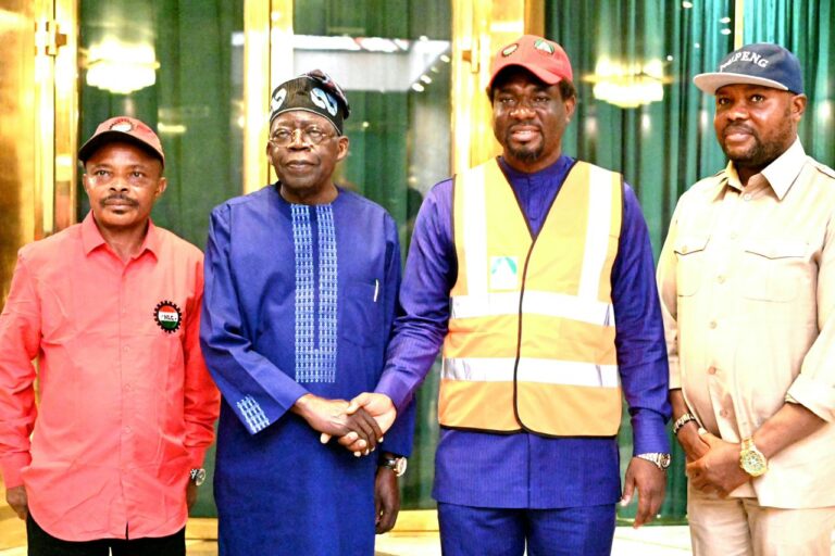 Tinubu meets Labour leaders in Aso Rock