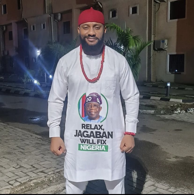 Reactions as Yul Edochie pledges support for Tinubu