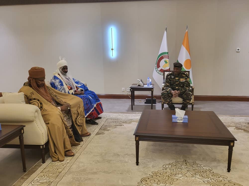 PHOTOS: Moment Sanusi held talks with Niger coupists