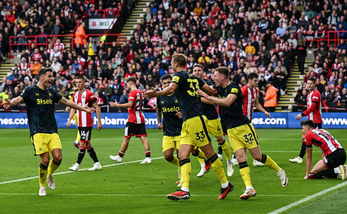 Rampant Newcastle thrash Sheffield United 8-0